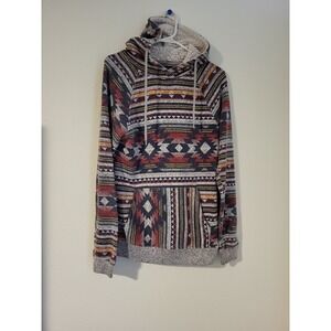 Rue21‎ Aztec Patterned Hoodie - Small